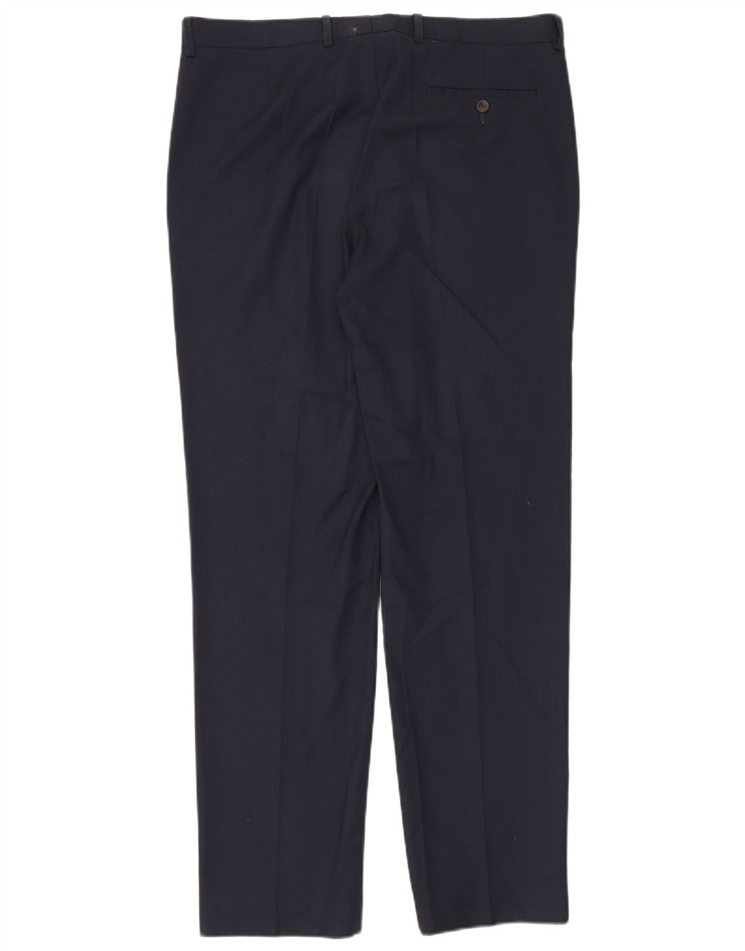 Maßgeschneiderte Herrenanzughose von Marks & Spencer, W36, L33, marineblaues Polyester