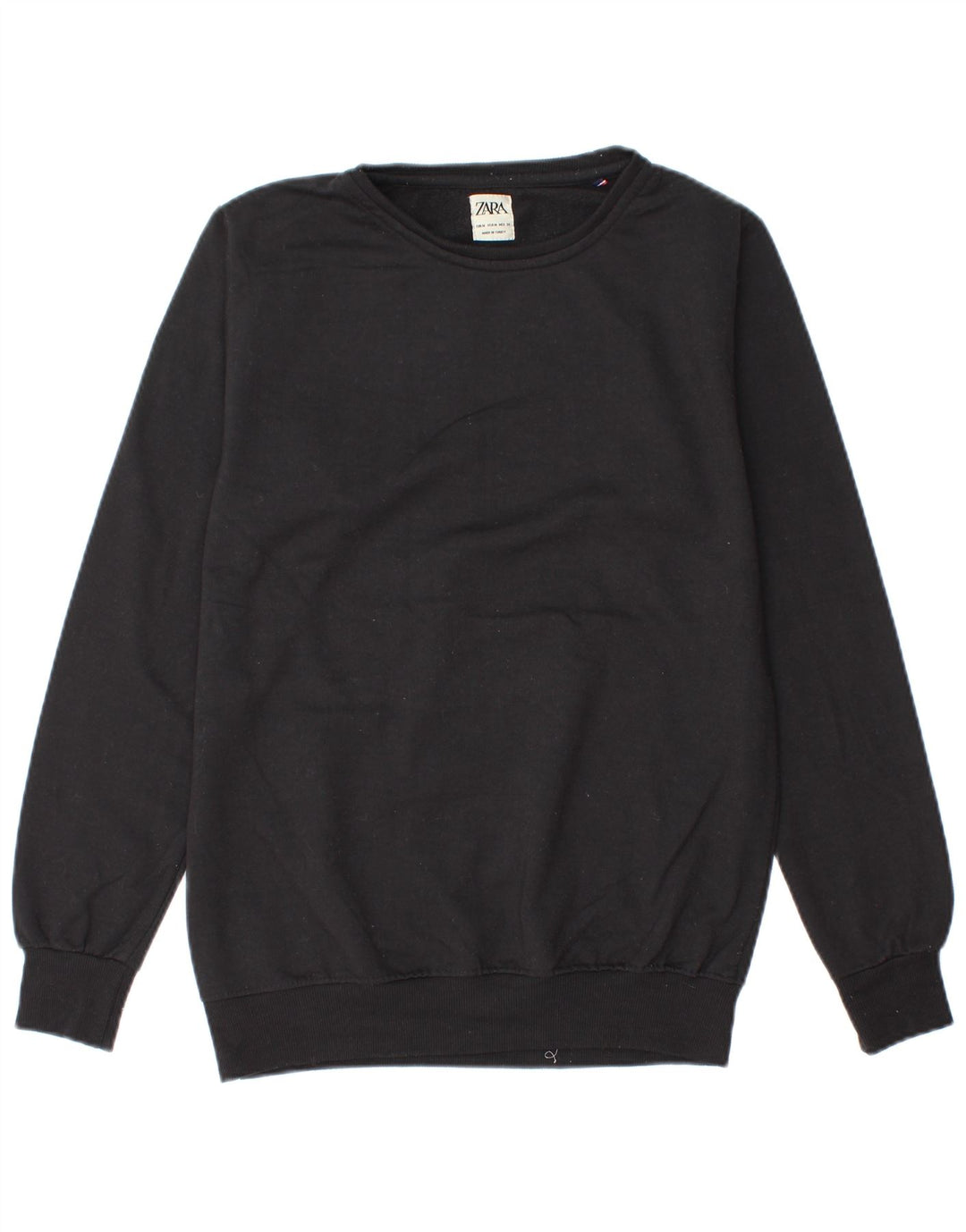 Zara Herren Sweatshirt Pullover Medium Schwarz
