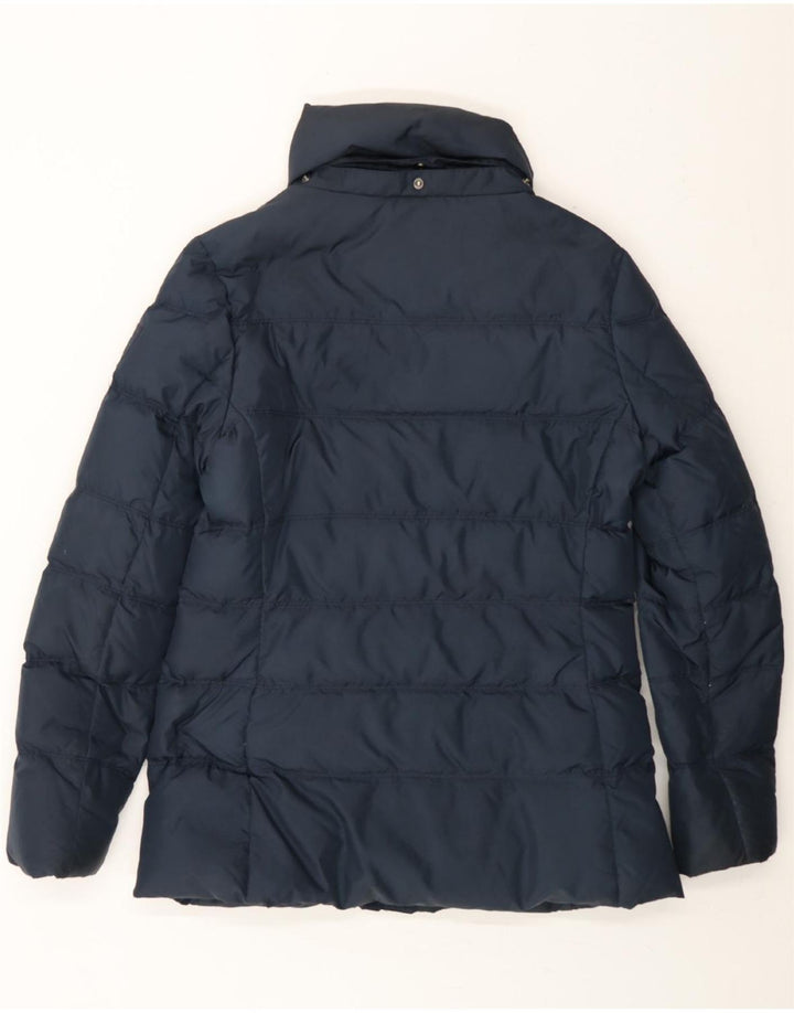 TOMMY HILFIGER Womens Padded Jacket UK 14 Medium Navy Blue Polyester Vintage Tommy Hilfiger and Second-Hand Tommy Hilfiger from Messina Hembry 