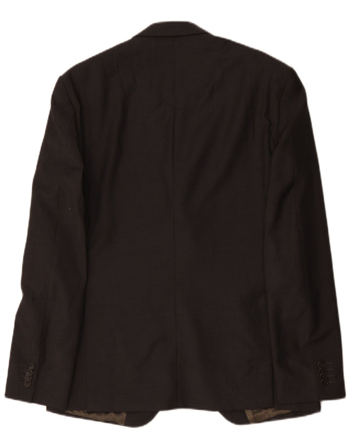 Calvin Klein Herren-Blazer mit 2 Knöpfen, IT 50, große graue Wolle