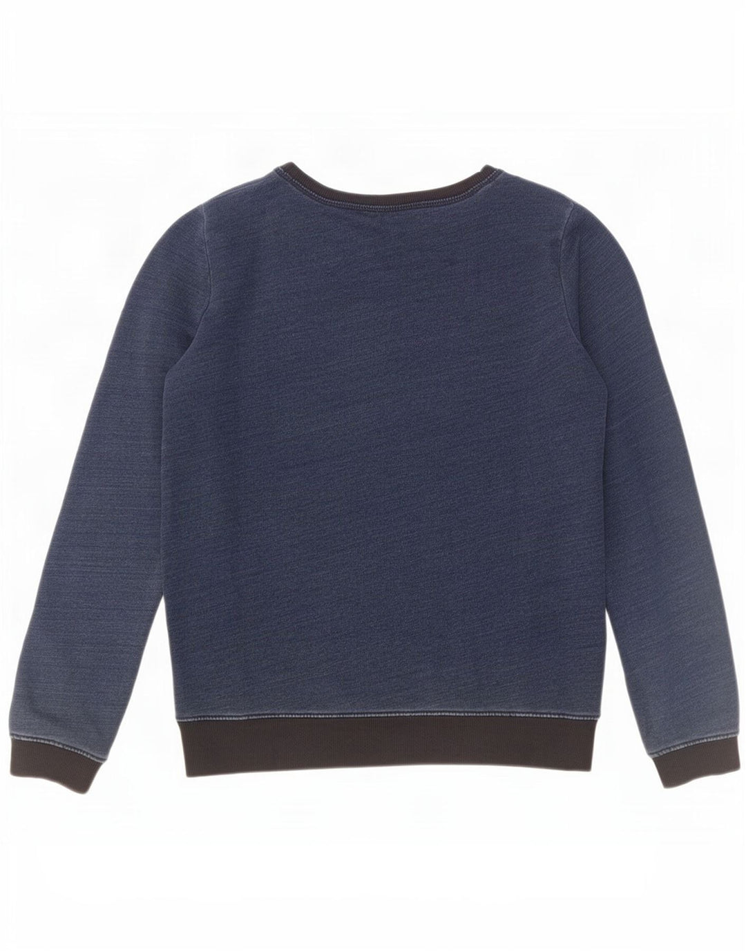 Diesel Herren-Sweatshirt mit Grafik, Größe S, marineblau, Blockfarben-Baumwolle