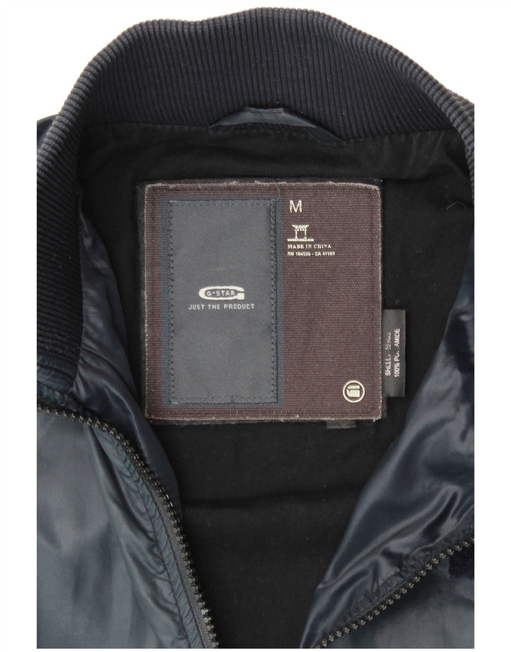 G-STAR Damen Bomberjacke UK 14 Medium Marineblau Polyamid