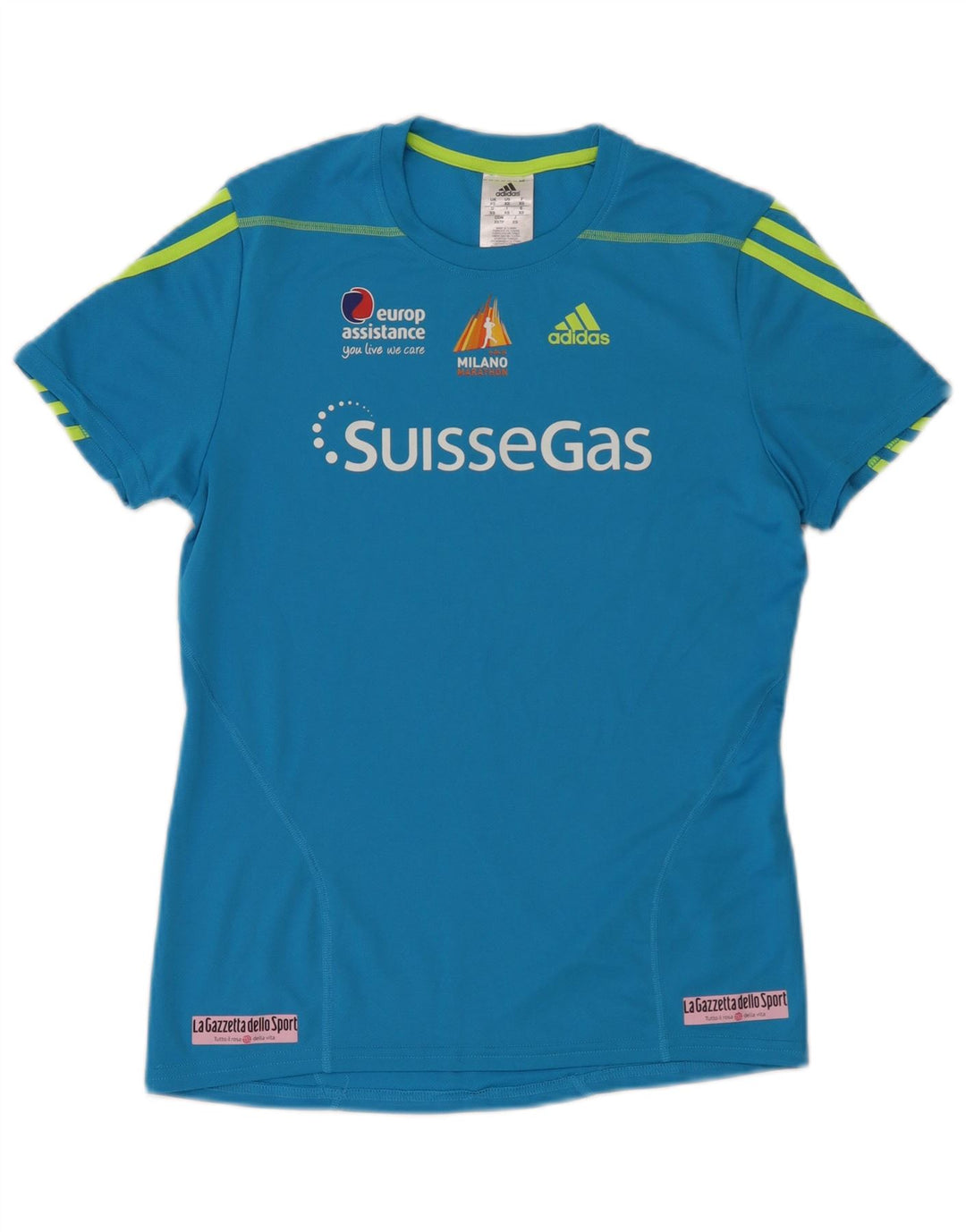 Adidas Herren Climalite Graphic T-Shirt Top XS Blau Polyester