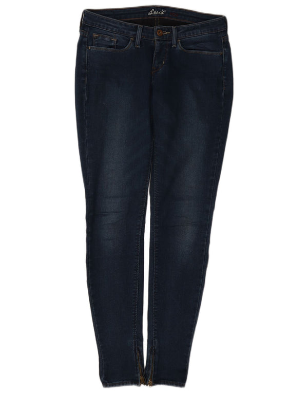 Levi's Damen Skinny Jeans W27 L32 Marineblaue Baumwolle
