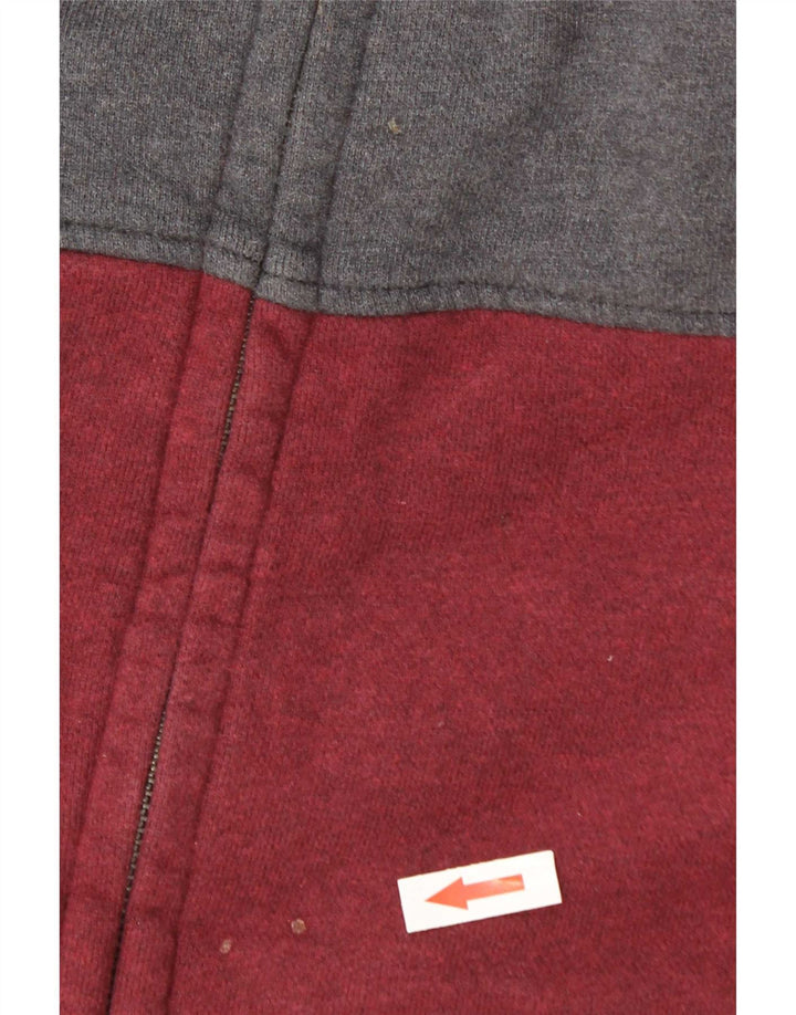 Fat Face Herren-Kapuzenpullover mit Reißverschluss, mittelgroß, mehrfarbig, Colourblock-Baumwolle