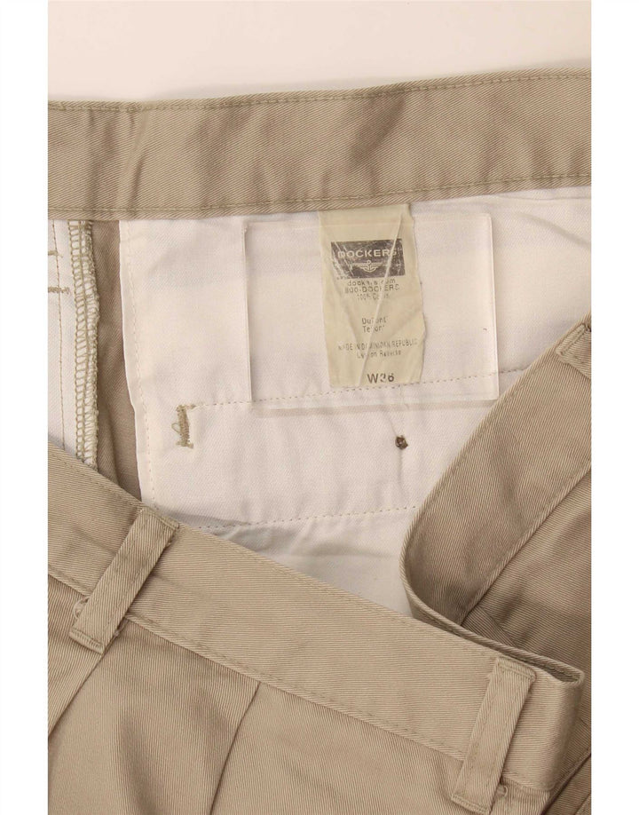 Dockers Herren Pegged Chino Shorts W36 Large Beige Baumwolle