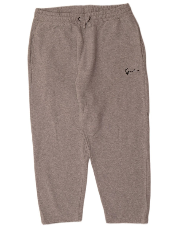 Karl Kani Herren-Trainingshose XL, grau gefleckte Baumwolle