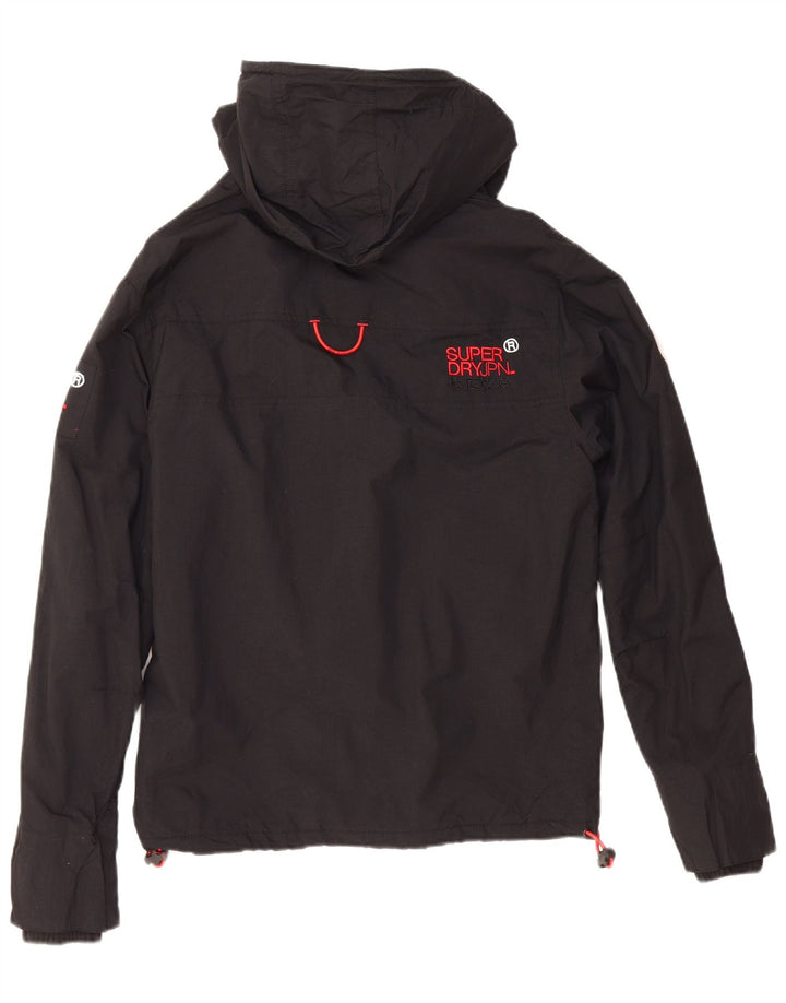 Superdry Damen Windattacker Hooded Windjacke UK 10 Small Schwarz
