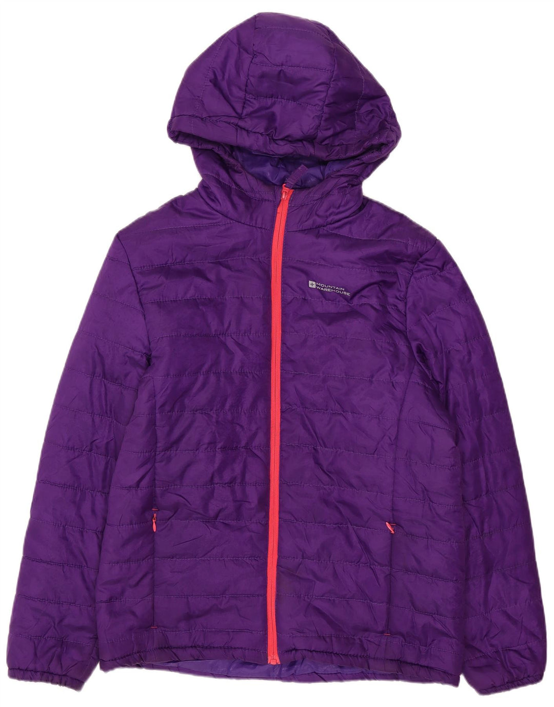MOUNTAIN WAREHOUSE Wattierte Jacke für Jungen mit Kapuze, 13–14 Jahre, Lila