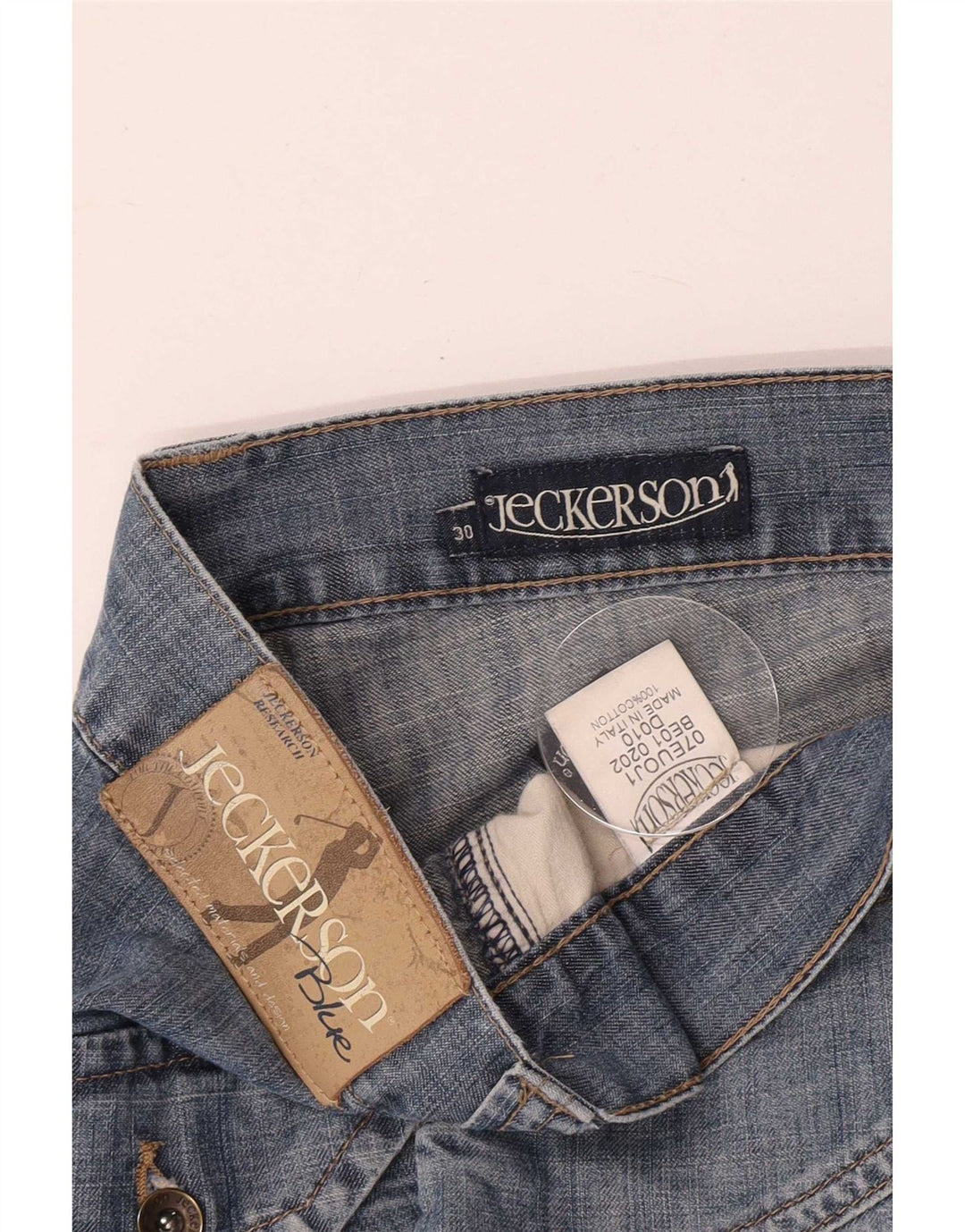 Jeckerson Herren Jeansshorts W30 mittelblaue Baumwolle