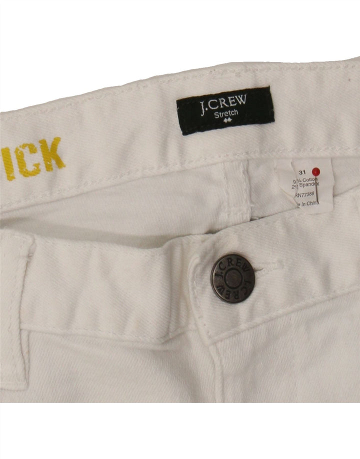 J. CREW Womens Slim Jeans W31 L30 White Cotton Vintage J. Crew and Second-Hand J. Crew from Messina Hembry 