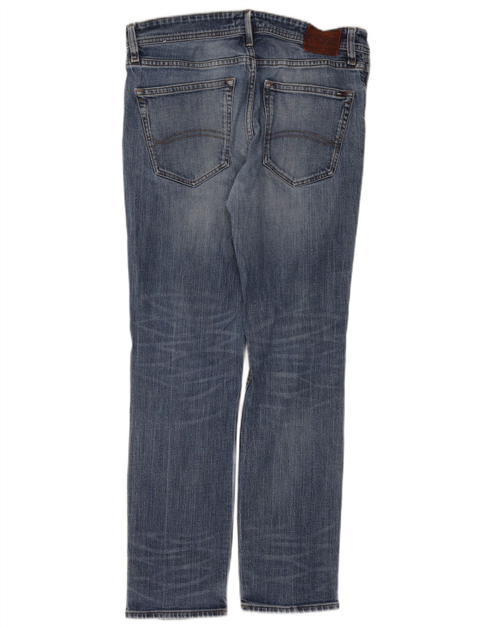 TOMMY HILFIGER Damen Straight Jeans W32 L30 Blau