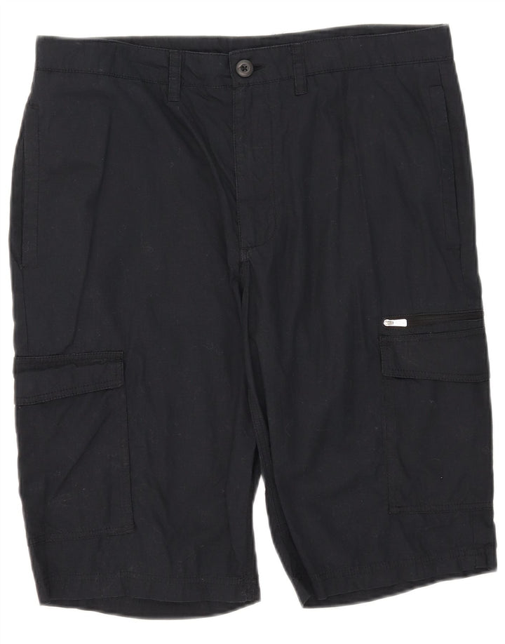Nike Herren Cargo Shorts W36 Große schwarze Baumwolle