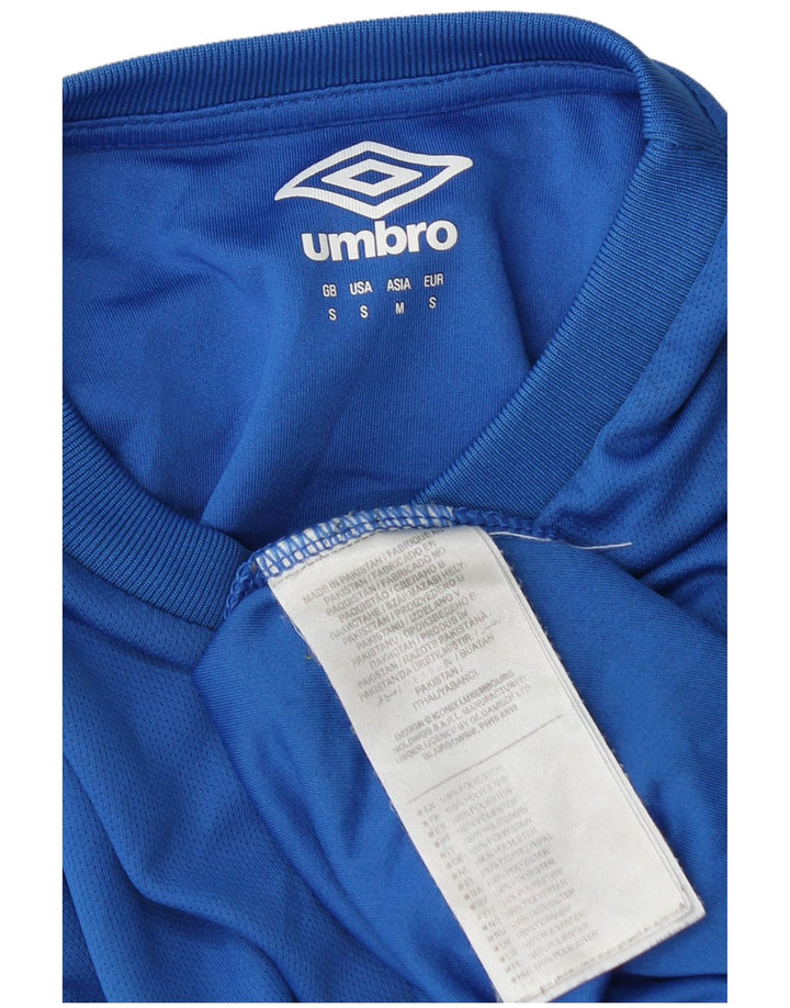 Umbro Herren Graphic Top Langarm Small Blau Polyester