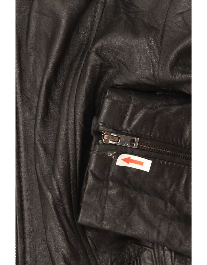 Conbipel Damen Lederjacke IT 48 XL Schwarz