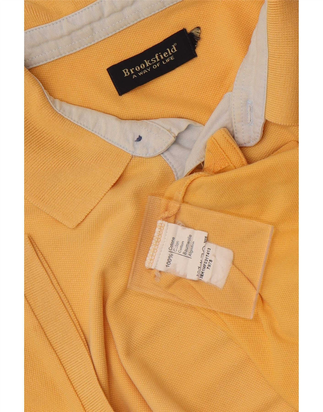 Brooksfield Herren Poloshirt XL Gelb