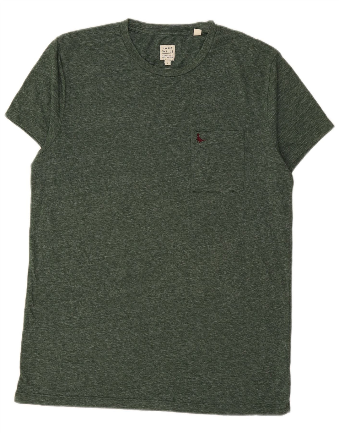 JACK WILLS Herren T-Shirt Top Large Grün Baumwolle