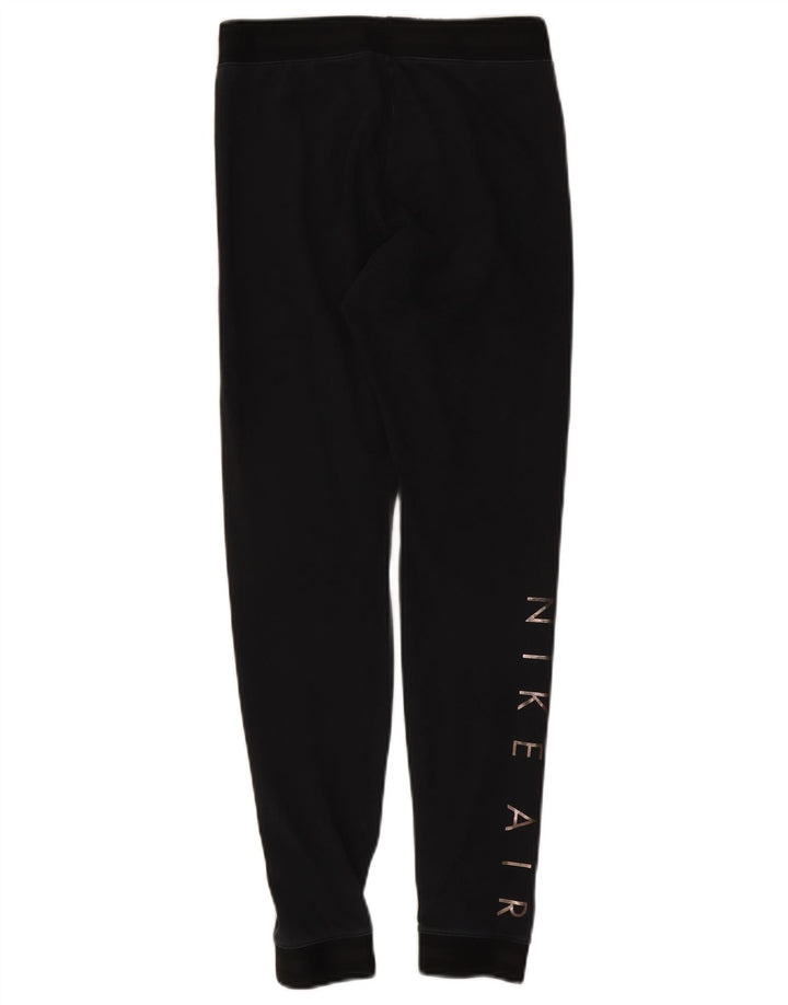 Nike Damen Graphic Leggings UK 12 Medium Schwarz