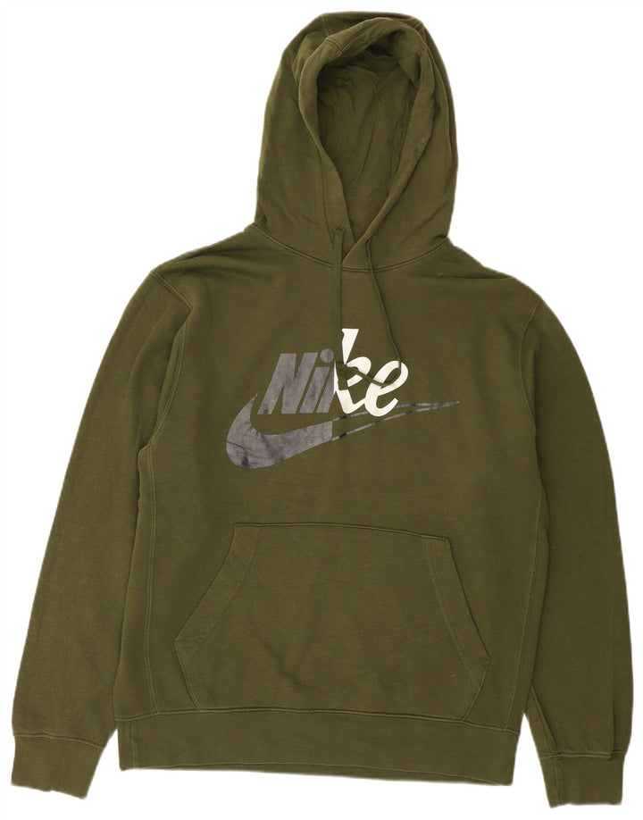 Nike Herren-Kapuzenpullover mit Grafik, mittlere Khaki-Baumwolle