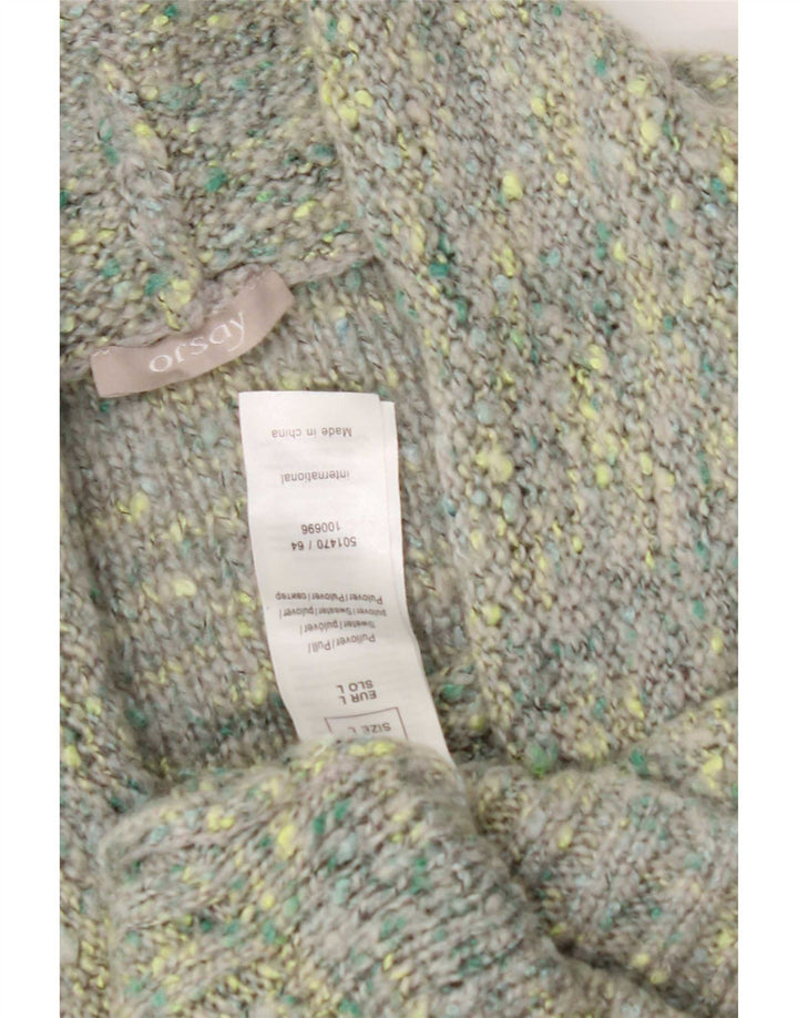 Rollkragenpullover für Damen von Orsay, Gr. 40, groß, mehrfarbig, gefleckt