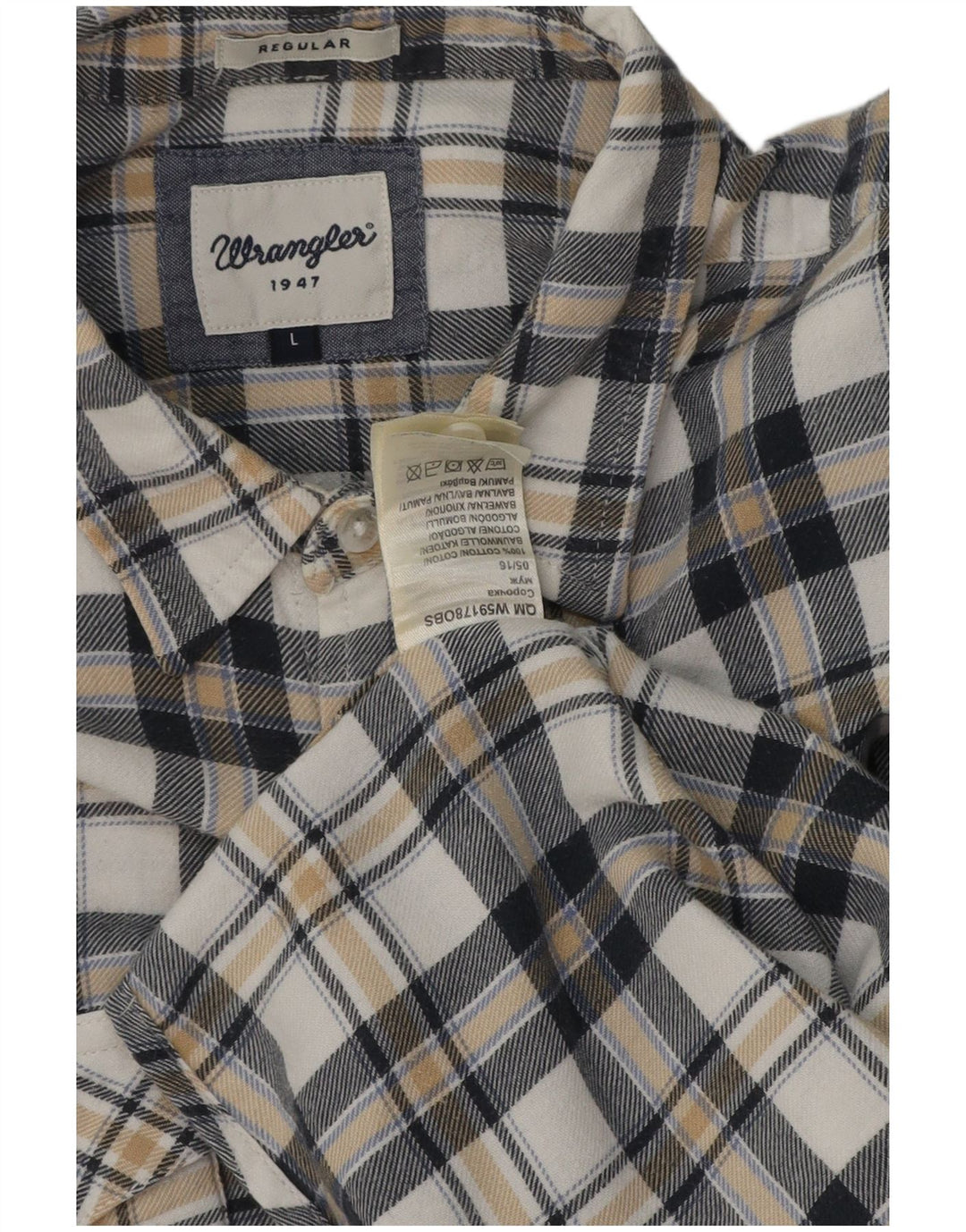 Wrangler Herren-Flanellhemd mit normaler Passform, groß, mehrfarbig, kariert, Baumwolle