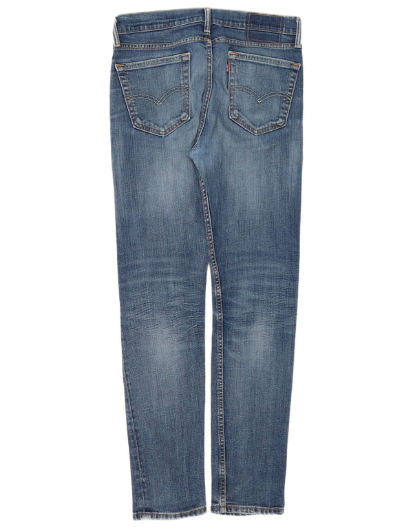 Levi's Herren Slim Jeans W31 L32 Blaue Baumwolle
