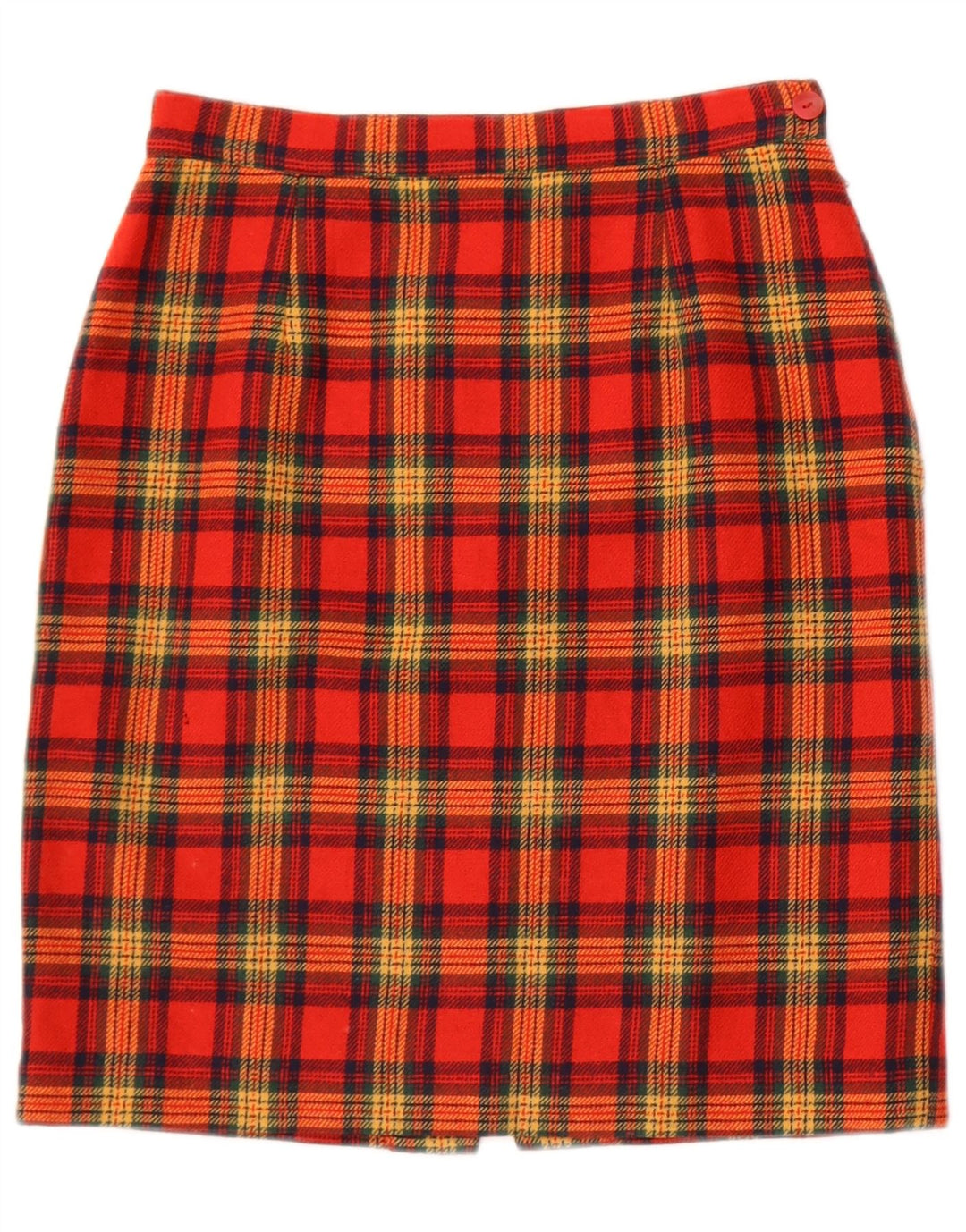 Vintage Damen Minirock W25 XS Rot kariert