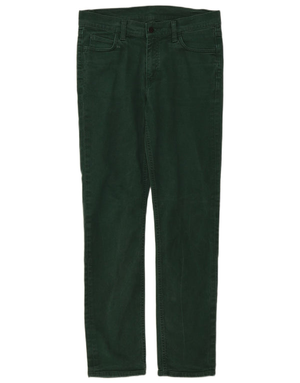 Carhartt Mens Slim Jeans W30 L32 Green Cotton