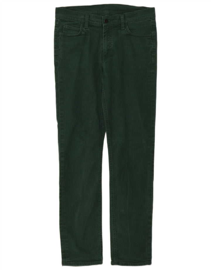 Carhartt Herren Slim Jeans W30 L32 Grüne Baumwolle