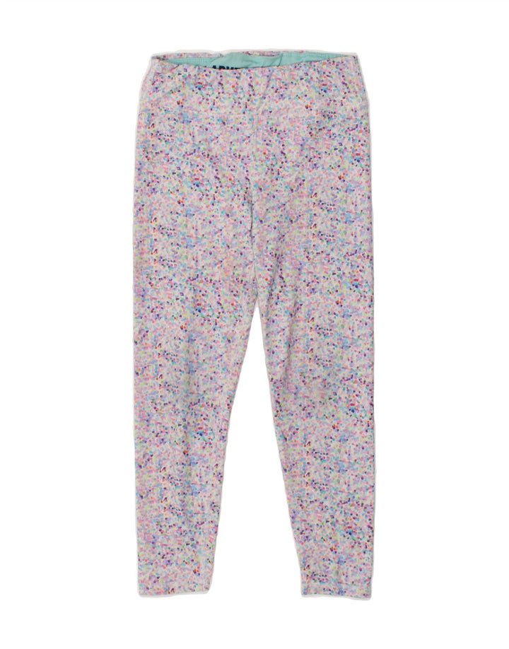 EDDIE BAUER Girls Leggings 10-11 Years Medium Multicoloured Spotted Vintage Eddie Bauer and Second-Hand Eddie Bauer from Messina Hembry 