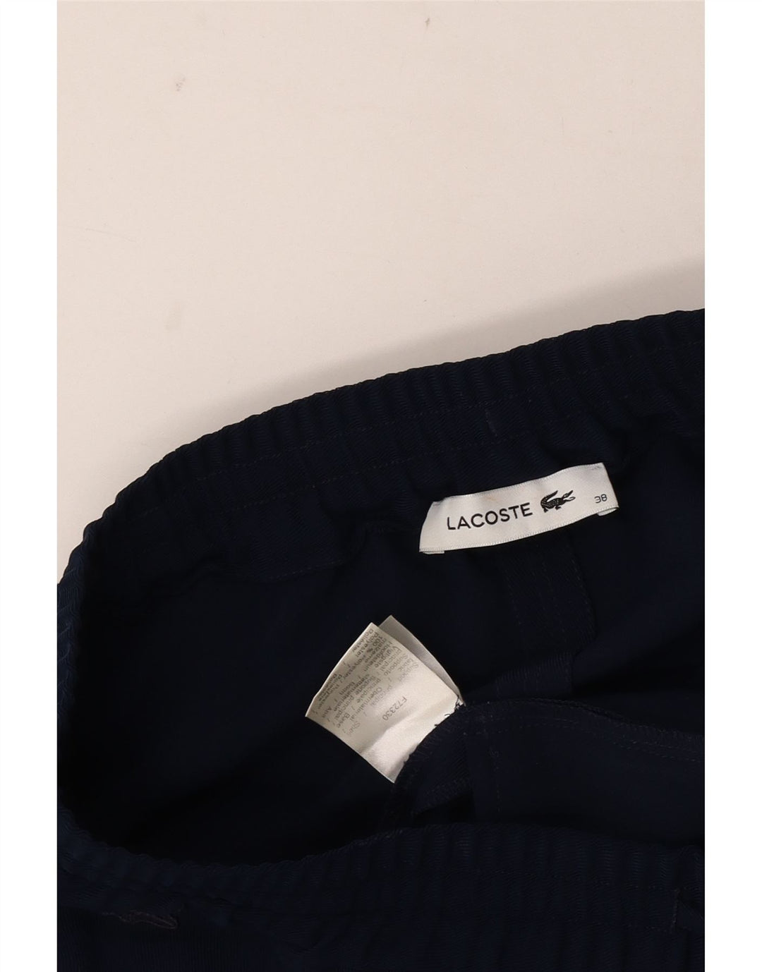 Lacoste Damen Minirock EU 38 Mittel Marineblau Polyester