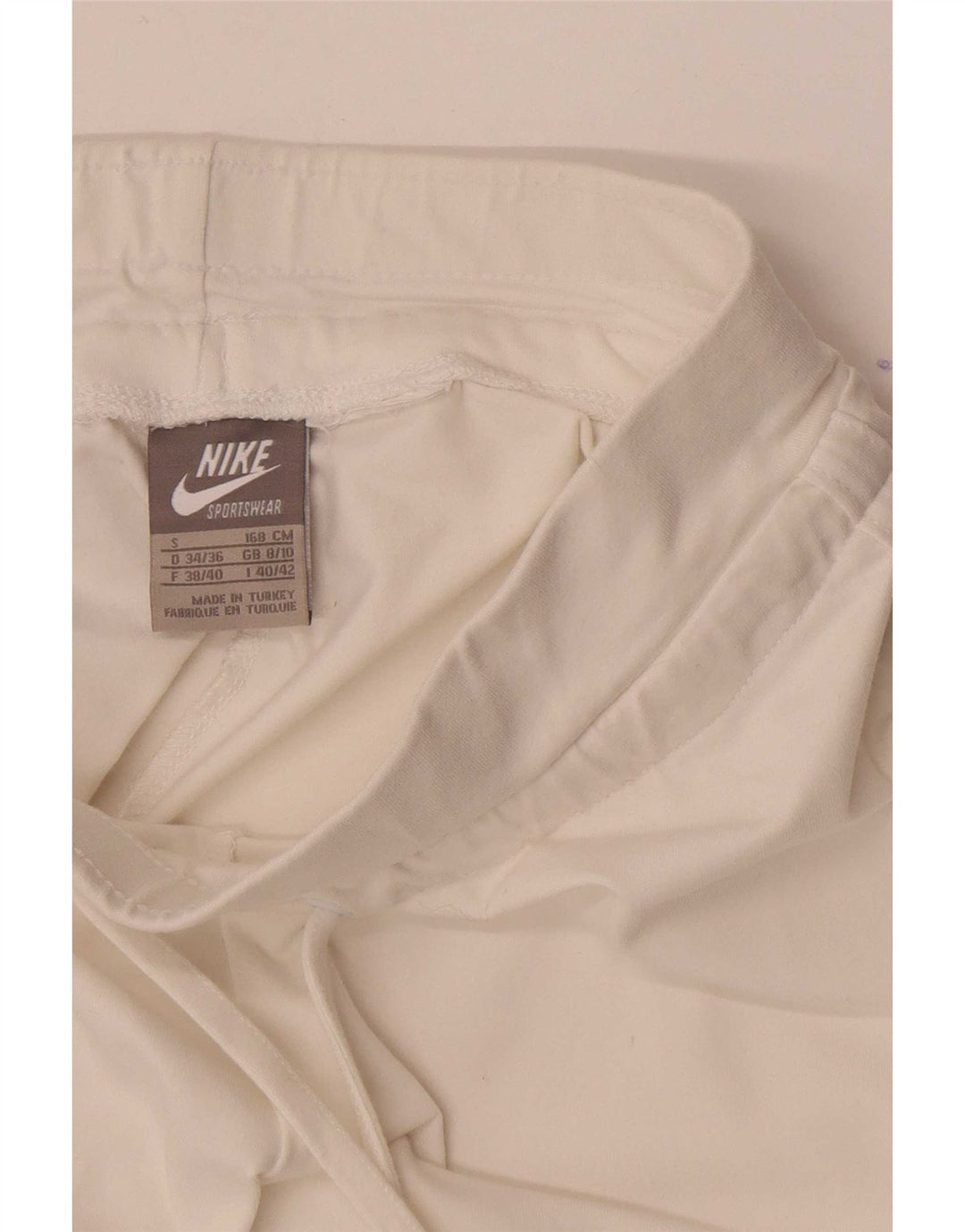 Nike Damen-Trainingshose, Gr. 8/10, Größe S, Weiß
