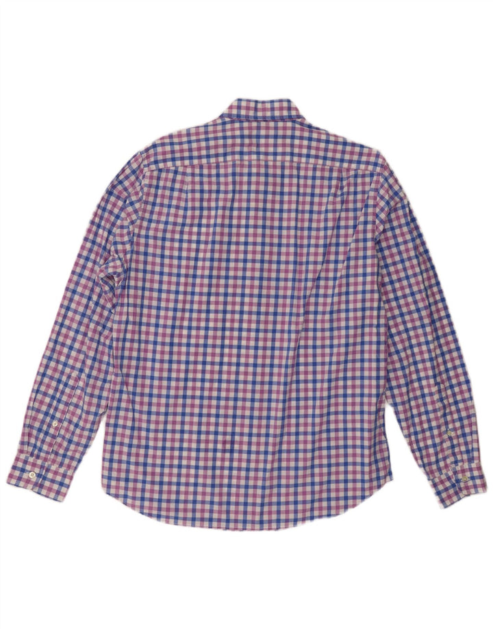 Tailored Fit-Hemd für Herren von J. Crew aus mittelvioletter Gingham-Baumwolle