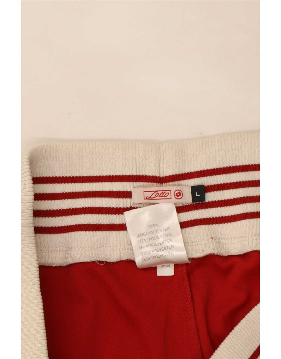 Lotto Damen-Trainingshose, UK 14, Größe L, rot, Colourblock-Polyester