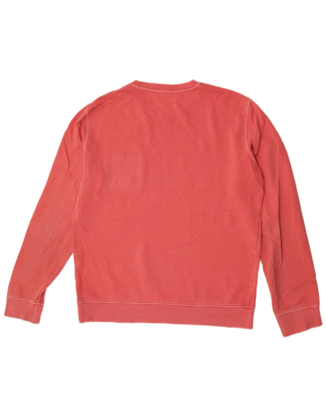 Marks & Spencer Herren-Sweatshirt-Pullover aus mittelrosa Baumwolle