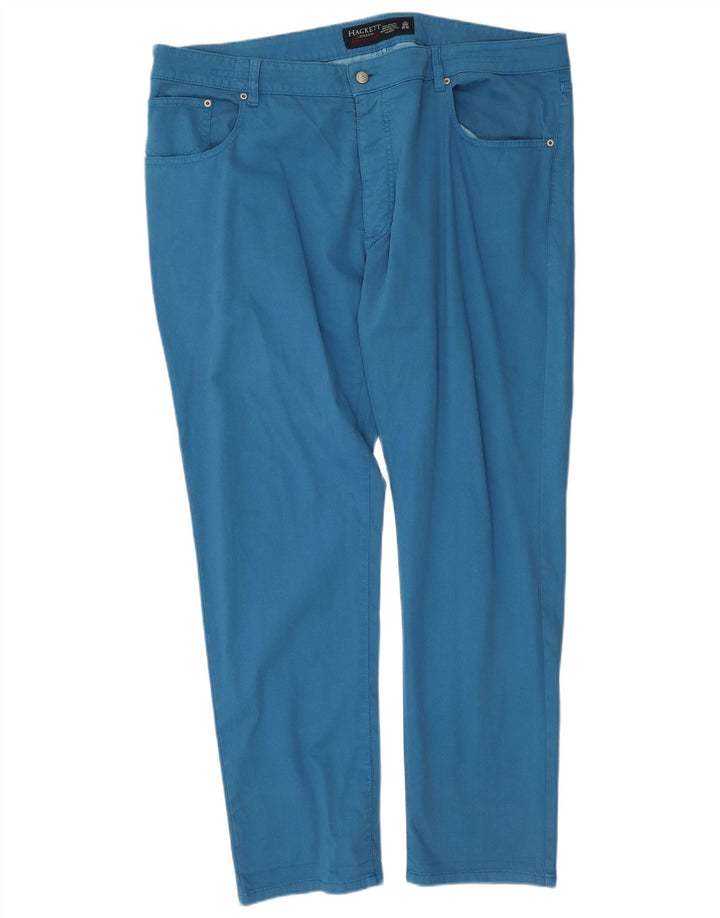 Hackett Herren-Freizeithose, gerade, W44, L31, Blau, Baumwolle