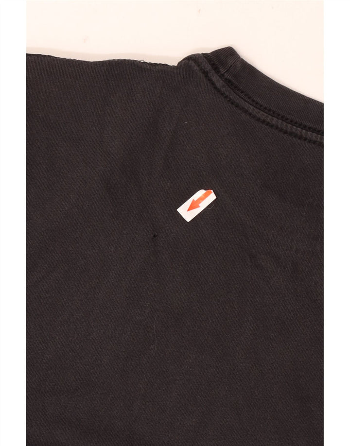Nike Herren-T-Shirt mit normaler Passform, mittelschwarz, Baumwolle