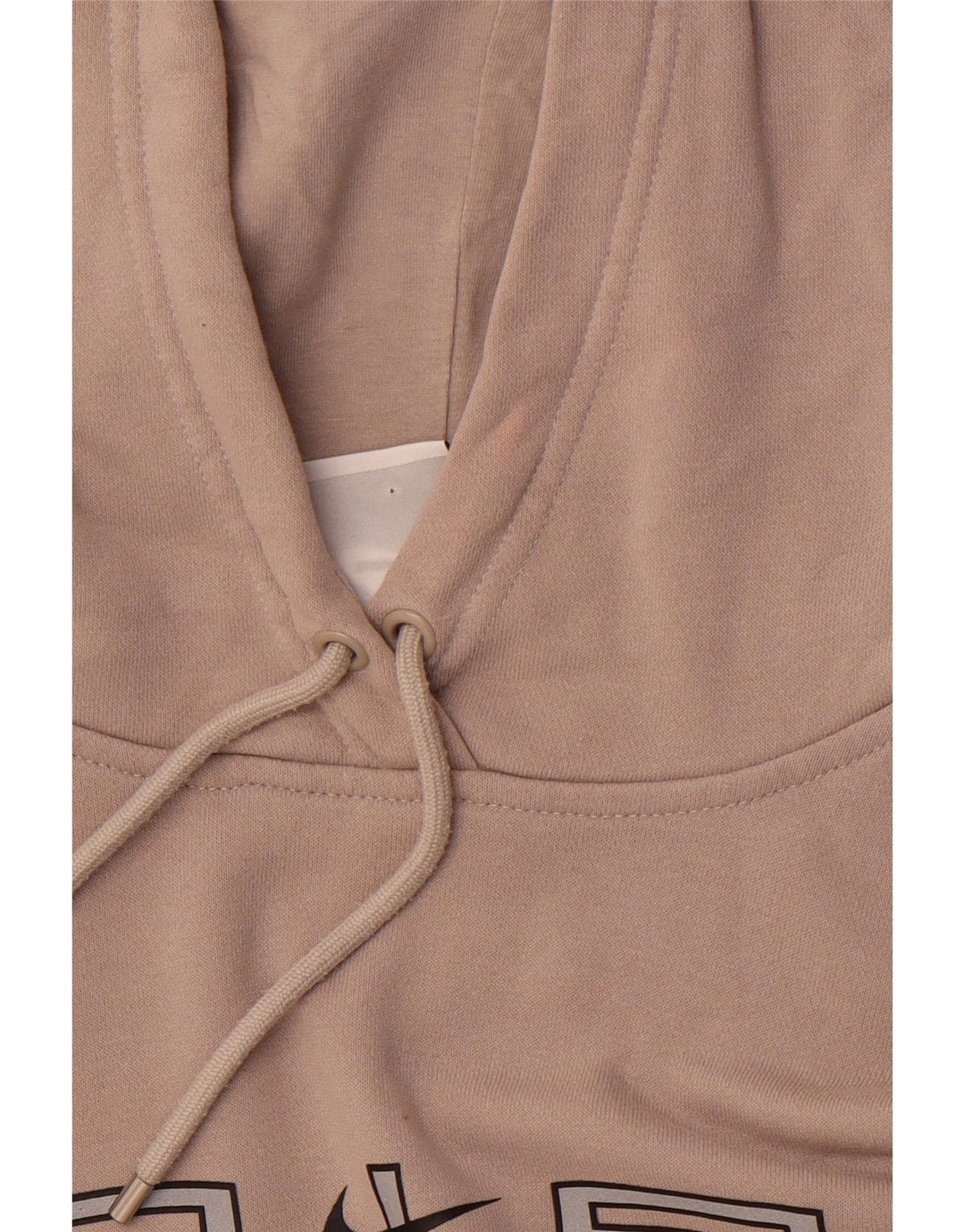 NIKE Herren-Kapuzenpullover mit lockerer Passform und Grafik, klein, braun, Farbblock-Baumwolle