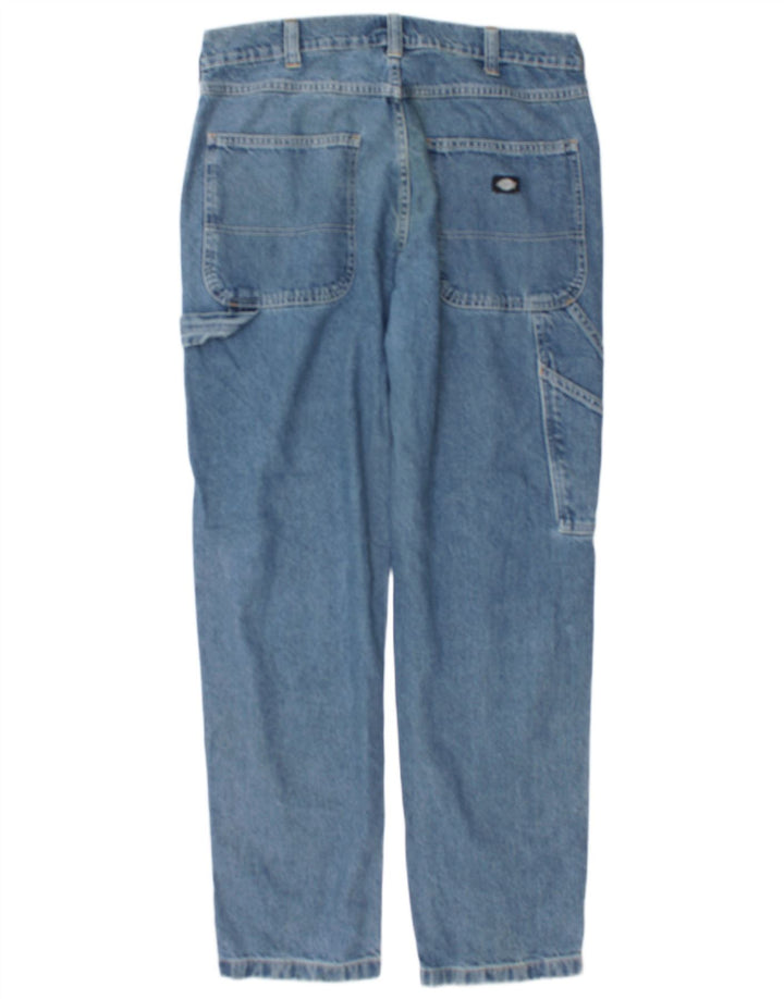 Dickies Herren Cargo Tapered Jeans W33 L32 Blaue Baumwolle