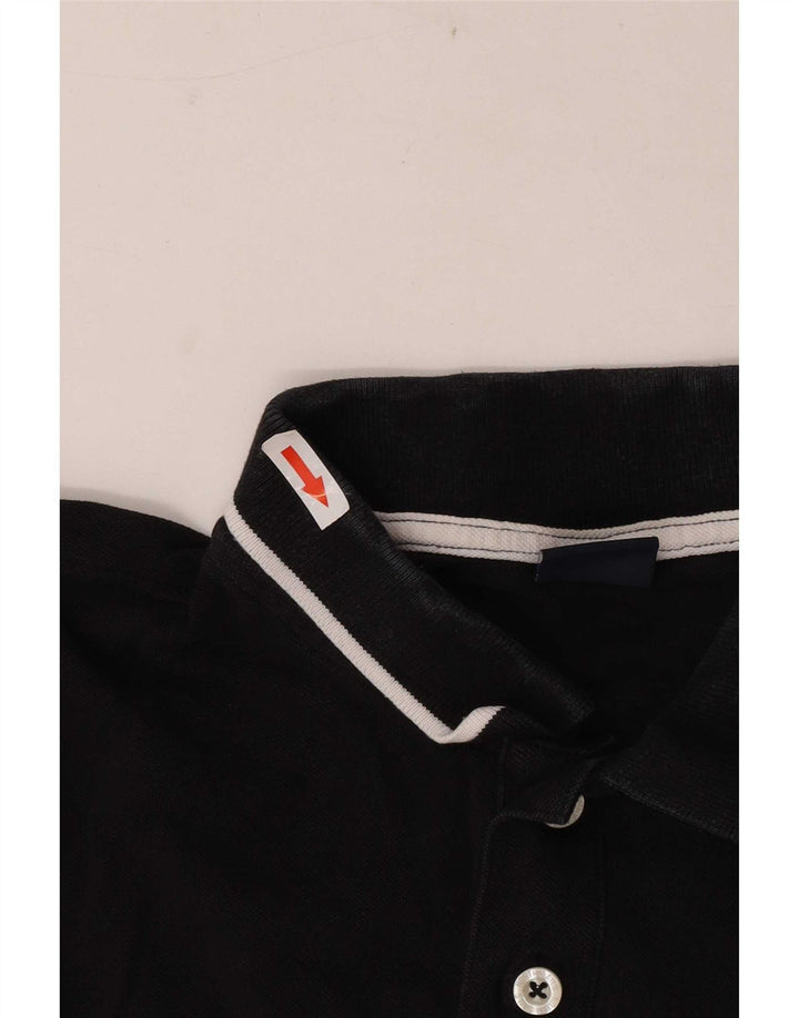 North Sails Herren-Poloshirt, Größe S, schwarze Baumwolle