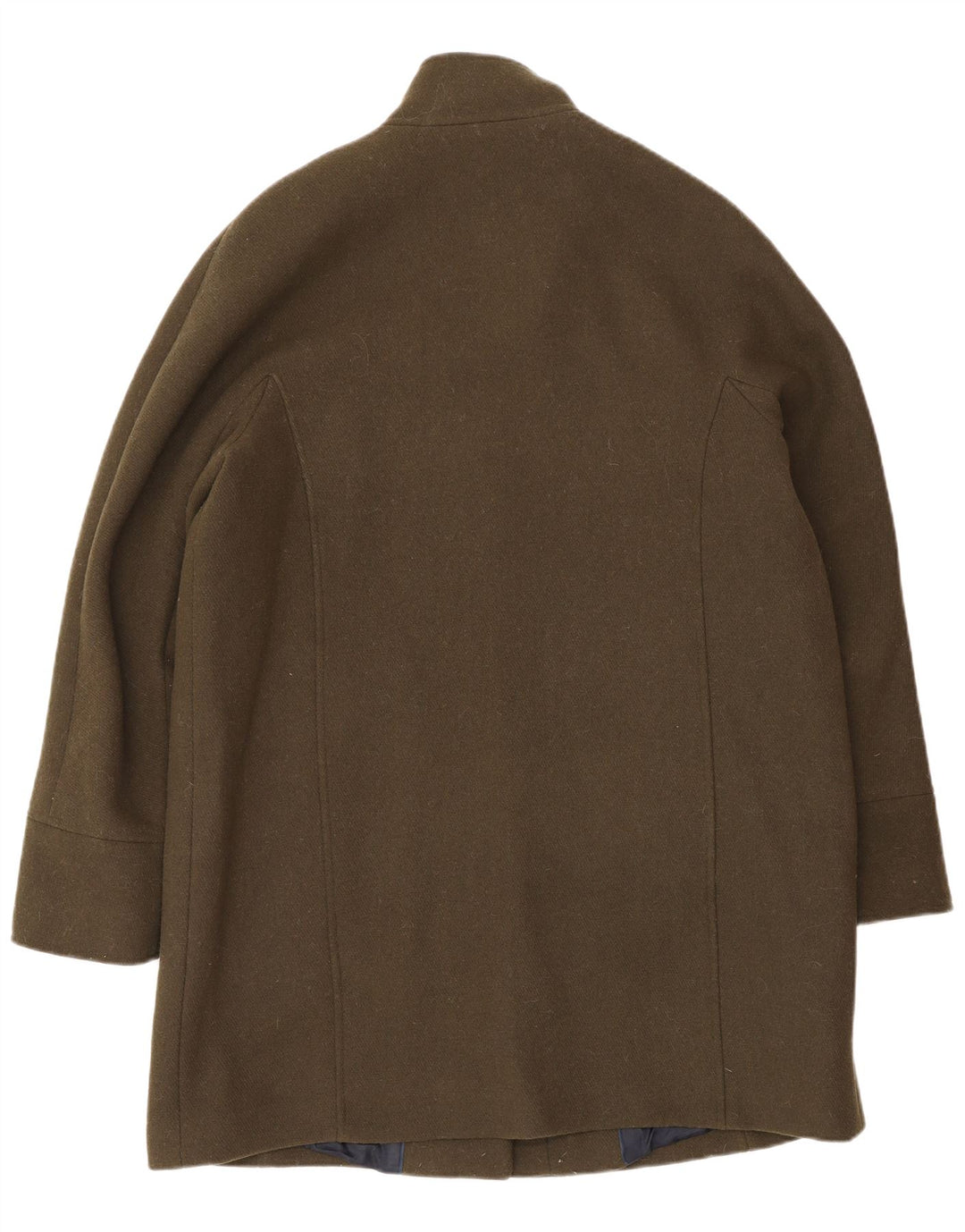 Hobbs Damenmantel UK 16 Large Khaki Wolle