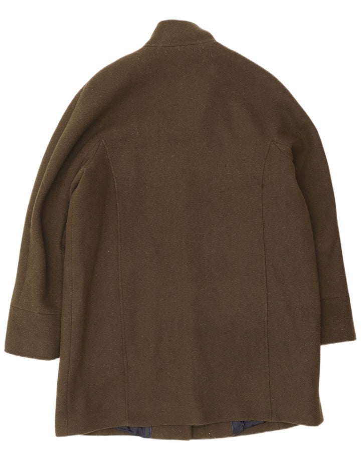 Hobbs Damenmantel UK 16 Large Khaki Wolle