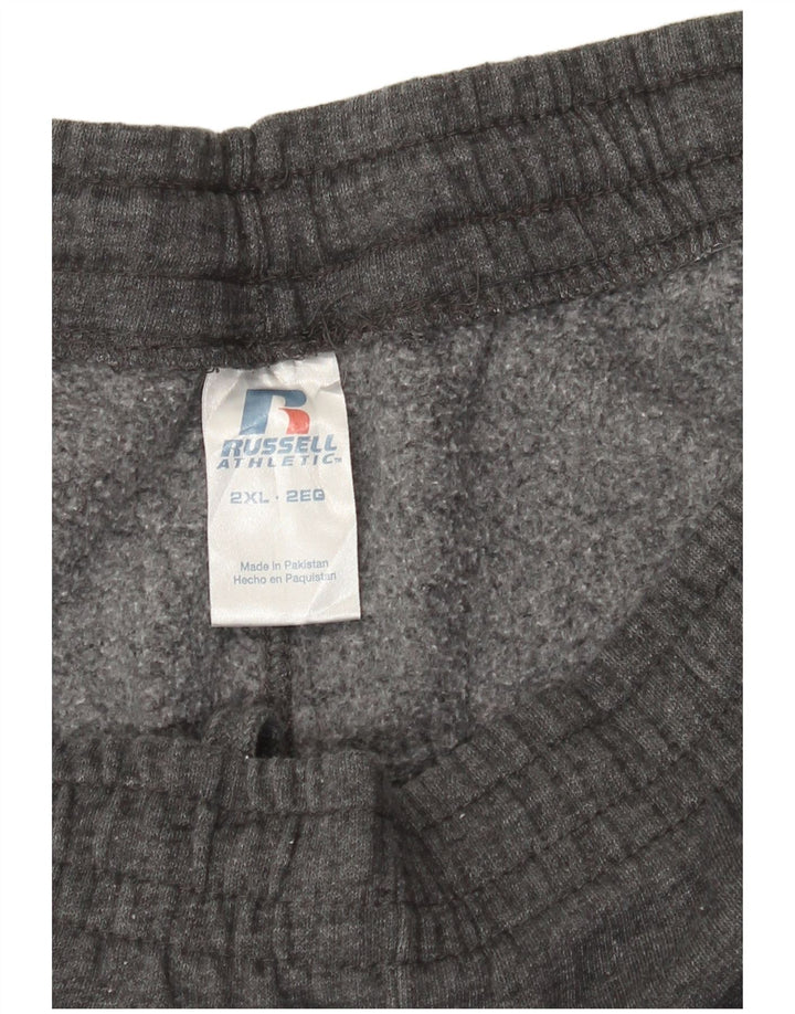 Russell Athletic Herren-Trainingshose, 2XL, grau gefleckte Baumwolle