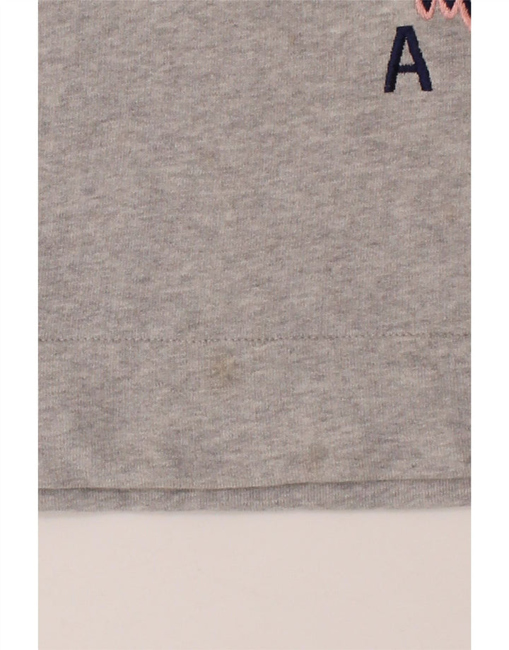 KENZO Womens Oversized 3/4 Sleeve Sweatshirt Jumper UK 10 Small Grey Vintage Kenzo and Second-Hand Kenzo from Messina Hembry 
