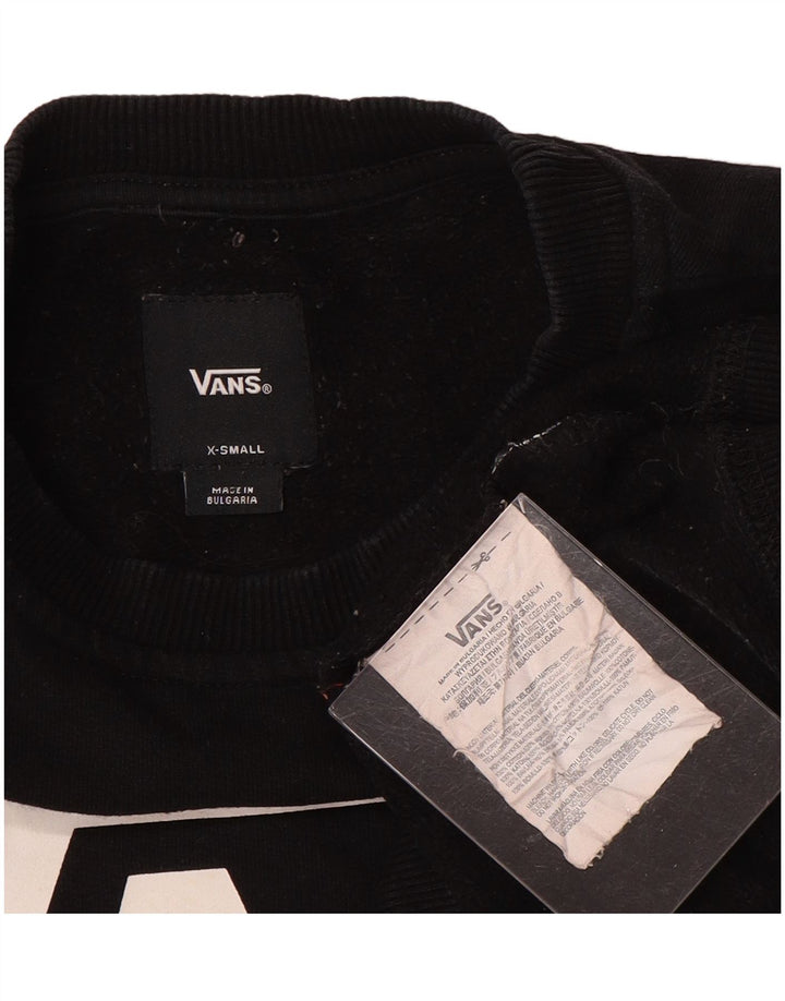 Vans Herren Graphic Sweatshirt Pullover XS Schwarz Baumwolle