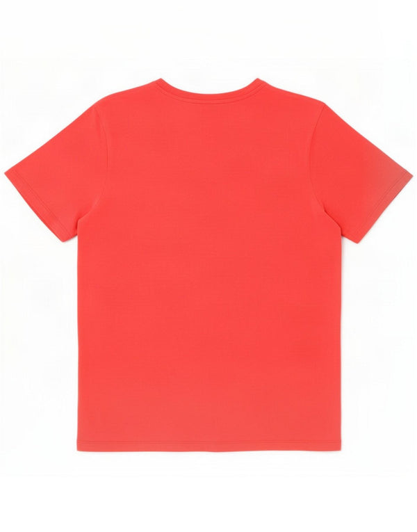 Liu Jo Herren T-Shirt Top Mittelrote Baumwolle