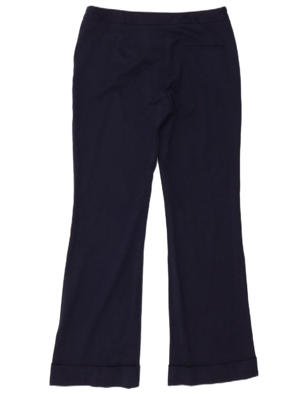 Zara Damen Bootcut Freizeithose Medium W28 L30 Marineblau Polyester