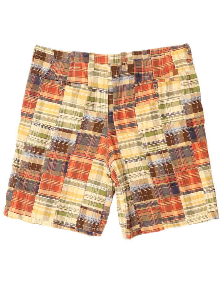 IZOD Herren Chino-Shorts W38 XL Mehrfarbige Patchwork-Baumwolle