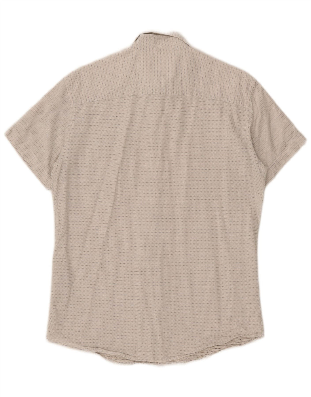 Jack & Jones Herren-Kurzarmhemd aus gefleckter Baumwolle in mittlerer Offwhite-Optik