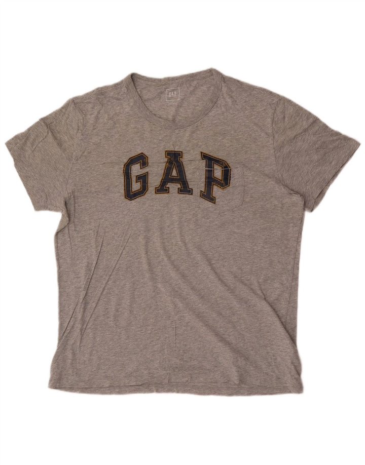 Gap Herren-T-Shirt mit Grafik, Größe L, Grau